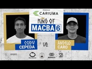 King Of MACBA 6: Angelo Caro Vs. Cody Cepeda – Round 1: Presented By Cariuma