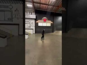 I did a quick line in The Berrics! #shorts