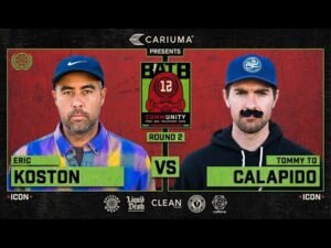 BATB 12: Eric Koston Vs. Tommy To Calapido – Round 2 | Battle At The Berrics – Presented By Cariuma