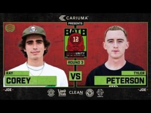 BATB 12: Ray Corey Vs. Tyler Peterson – Round 3 | Battle At The Berrics – Presented By Cariuma