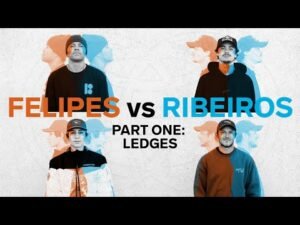 Full Park Battle Part One | The Ledge | Felipes VS Ribeiros | A new kind of skateboard contest?