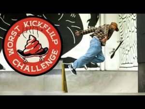 Eric Koston's WORST Kickflip Challenge