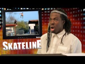 SKATELINE David Gonzalez, Chris Cookie Colbourn, Tyler Bledsoe, Sebo Walker, Cyrus Bennett kickflip