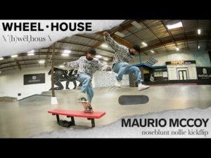 Maurio McCoy And His Stylish Nose Blunt Nollie Kickflip | Wheelhouse