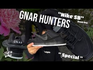 Removable Swoosh! Special Nike SB Dunk Low Gnarhunters Review Unboxing Are they Worth it ?