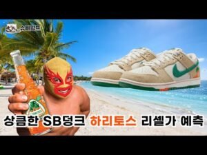 멕시코의 탄산음료 하리토스 sb덩크 ( nike sb dunk low jarritos )