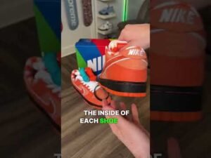 WATCH BEFORE YOU BUY THE NIKE SB DUNK LOW Orange Lobsters! Realistic Lobster Textured Sneakers!