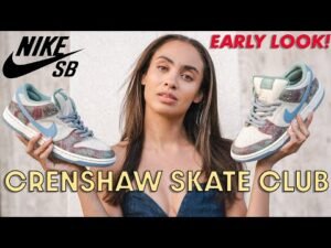 CRENSHAW SKATE CLUB x NIKE SB DUNK Exclusive Early Look On Foot Review and How to Style (Outfits)