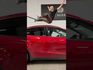 @steveo’s Sketchy Tesla Kickflip Challenge | Stevo-O Do A Kickflip Boards in the Canteen! #shorts