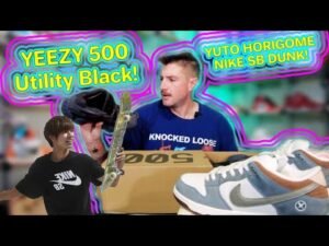 UNBOXING NEW YUTO HORIGOME NIKE SB AND YEEZY 500 UTILITY BLACK!!!