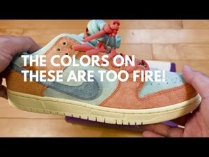 UNBOXING "Orange Emerald Rise" Nike SB Dunk Low Pro PRM – The Aqua Fuzzy Suede Goes Too Hard!