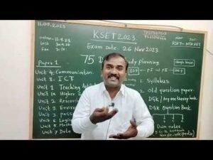 KSET 2023: Study Planning by DGK Sir