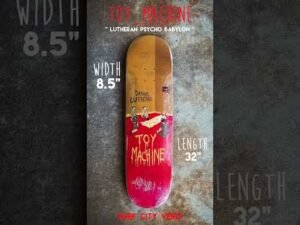 The Lutheran Psycho Babylon deck from Toy Machine #shorts