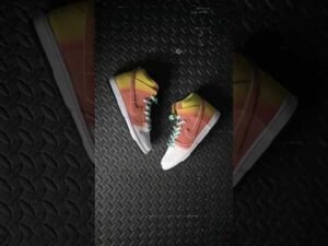 Nike SB Dunk High Sweet Tooth Candy Corn | Unboxing, Lace Swap & On feet. #sneaker