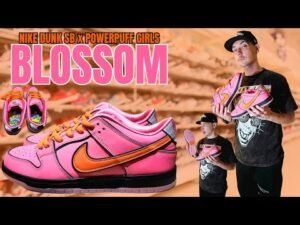 🔥🌸BEST Nike SB Dunk Powerpuff Girls BLOSSOM UA On Foot, Review, and Up Close – These are crazy!