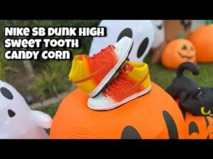 Nike SB Dunk High “Sweet Tooth Candy Corn”! The PERFECT Halloween Sneaker! Sweet Shoes!