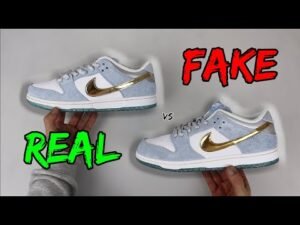 REAL VS FAKE! SEAN CLIVER X NIKE SB DUNK LOW COMPARISON!