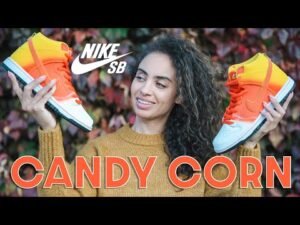 Perfect for Halloween!  Nike SB Dunk High Candy Corn Sweet Tooth Review and How to Style