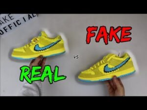 REAL VS FAKE! NIKE SB DUNK GRATEFUL DEAD YELLOW COMPARISON!