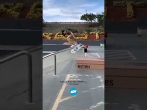 Plan b skateboards Joslin skateboarding a huge nollie 360 heelfip