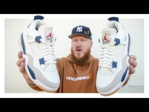 HOW GOOD ARE THE NIKE SB JORDAN 4 NAVY SNEAKERS?! (Early In Hand & On Feet Review)