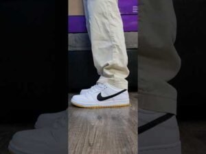 Nike SB Dunk Low Pro ISO White/Gum Unboxing!!On Feet Look! Detailed Look!!