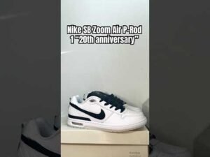 NIKE SB ZOOM AIR P-ROD 1 “20th ANNIVERSARY” #nikesb #skateboarding #paulrodriguez #black #white