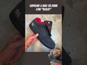 Supreme x Nike SB Dunk Low "Black"