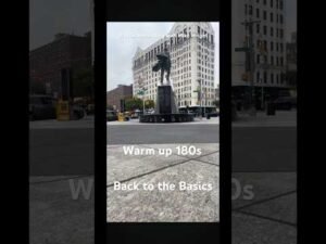 How to Ollie 180 on a skateboard #skateboardvibes #skatepark #thrashermagazine