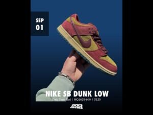 Nike SB Dunk Low Dark Team Red / Burgundy Crush – September 1, 2025