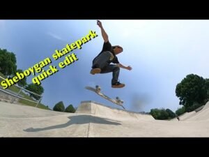 Sheboygan skatepark session with LJ Falk, Max & River.