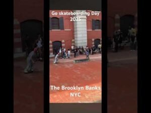 The Brooklyn Banks #thrashermagazine #skateboardingtrick #kickflip