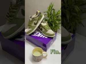 Unboxed the cleanest pair in the game 💚🍵 Nike SB x Yuto Matcha #nikesb #yutohorigome #matcha