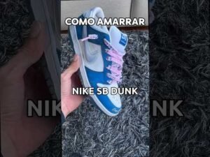 Cómo amarrar Nike SB Dunk Low #sneakers #nike #nikesb #dunk #low #bornxraised #tutorial #atar #lace