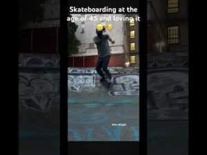 Skateboarding at the age of 45 #skatepark #skateboardtrick #thrashermagazine