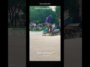 How to 50/50 Grind on ledge #skatepark #thrashermagazine #skatebord
