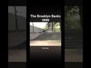big spin Tre flip down The Brooklyn Banks  9 #skateboardingtrick #thrashermagazine